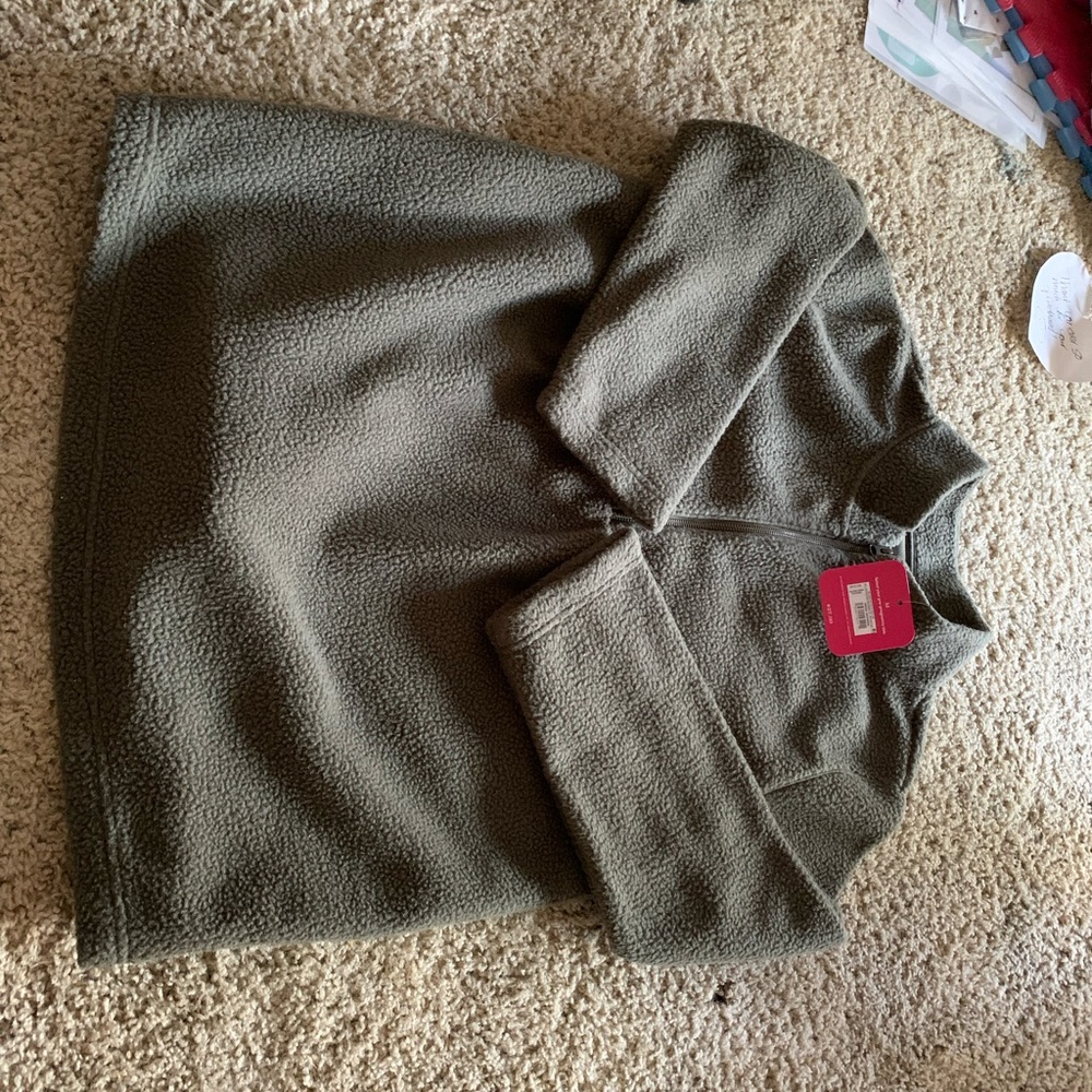 Gray  maternity fleece jacket Isabel maternity by Ingrid & Isabel